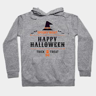 Happy Halloween - Spooky Witches Hat Hoodie